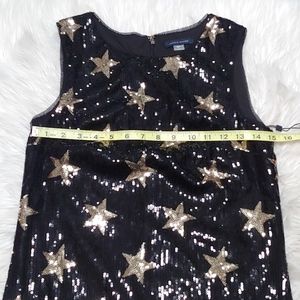NEW Tommy Hilfiger Black with Gold Star Sequins